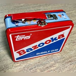 Bazooka bubble gum tin lunch box